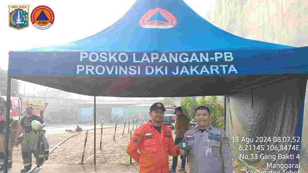 Pemprov DKI Siapkan Lokasi Pengungsian Korban Kebakaran Manggarai