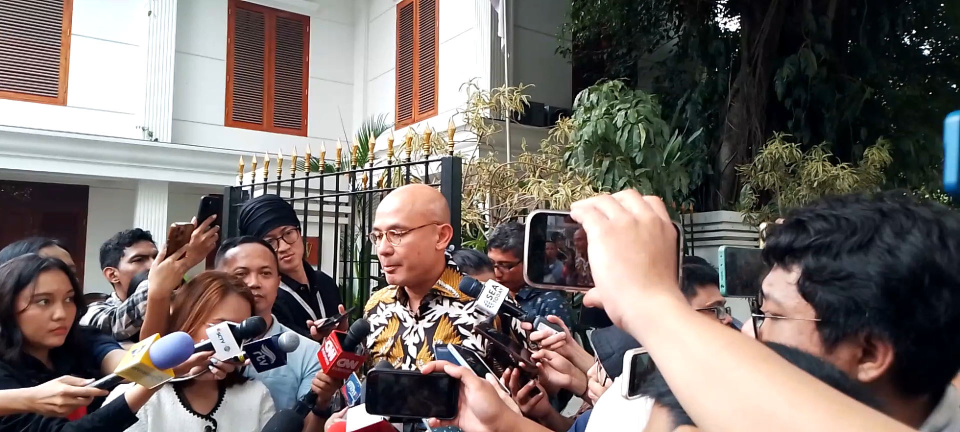 Arrmanatha Datangi Kediaman Prabowo, Ngaku Bakal Urus Diplomasi Terutama Kelautan