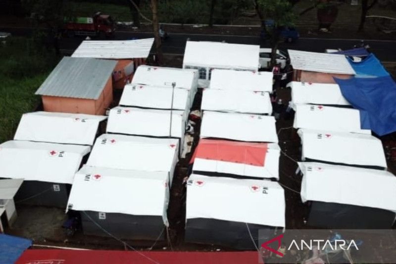 PMI Kebanjiran Permintaan Hunian Darurat Korban Gempa Cianjur