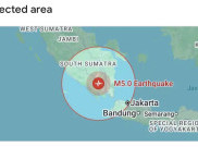 Gempa Magnitudo 5,0 Guncang Lampung Pagi ini, BMKG Jamin Tak Berpotensi Tsunami