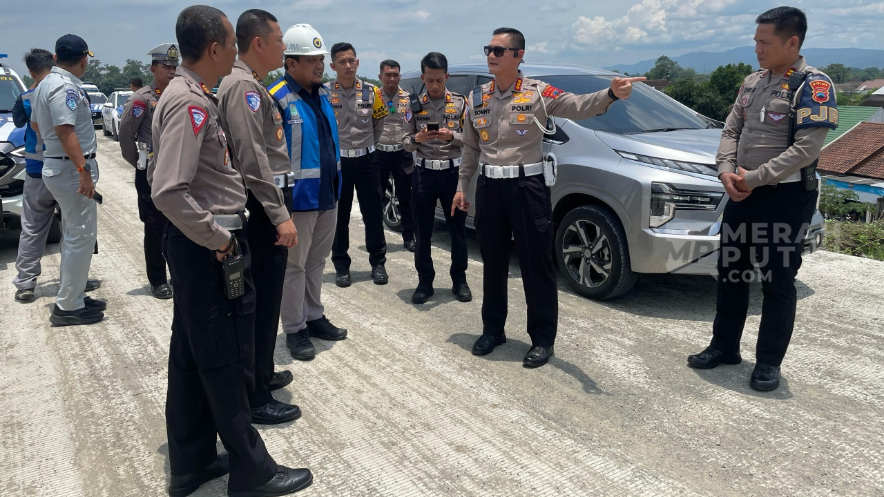 Pastikan Jalan Tol Solo - Jogja untuk Arus Mudik, Dirlantas Polda Jateng Lakukan Inspeksi
