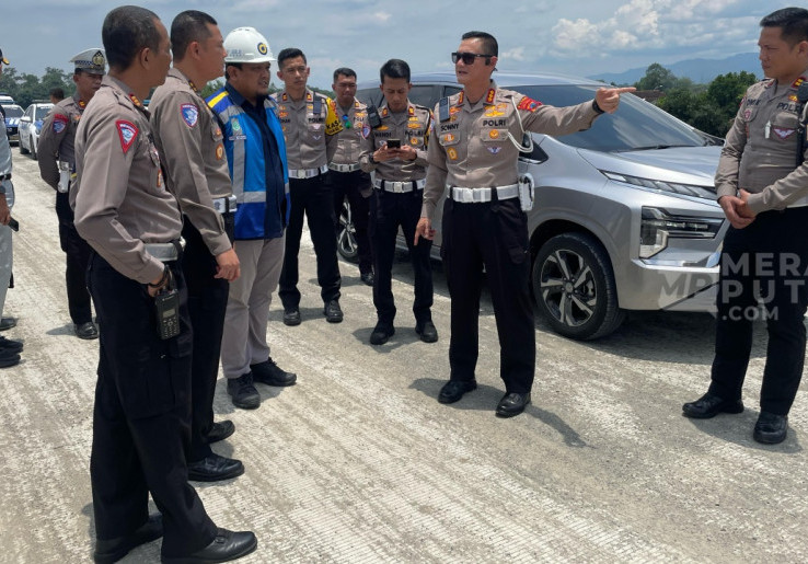 Pastikan Jalan Tol Solo - Jogja untuk Arus Mudik, Dirlantas Polda Jateng Lakukan Inspeksi
