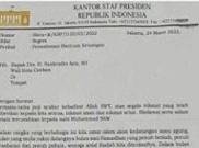 [HOAKS atau FAKTA]: Staf Presiden Minta Dana Rp 800 Juta untuk Kegiatan Puasa