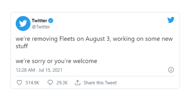 Twitter telah mempersiapkan fitur baru pengganti Fleet. (Foto: The Verge)
