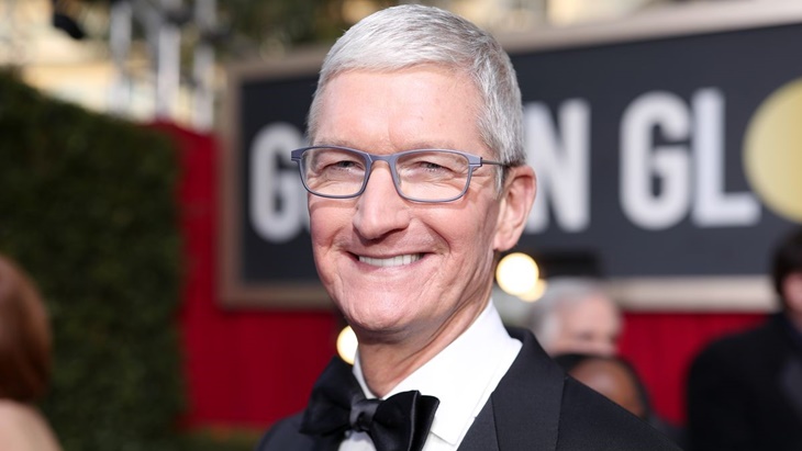 Saham Apple Naik, Tim Cook Resmi Jadi Miliarder Dunia