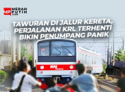 Tawuran di Jalur Kereta, Perjalanan KRL Terhenti Bikin Penumpang Panik