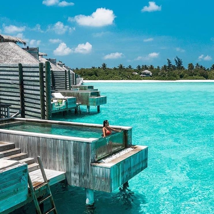Atol Laamu merupakan rangkaian pulau karang dengan resort-resort mewahnya. (Foto: instagram.com/missangievilla)