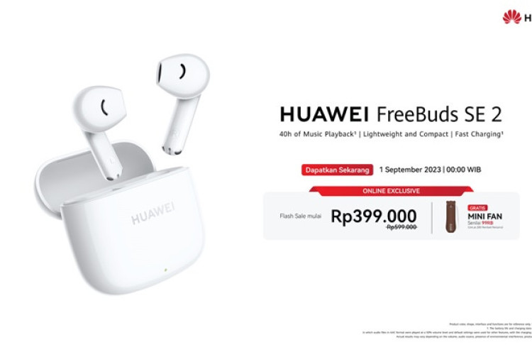 Huawei FreeBuds SE 2 Tahan 40 Jam Pemakaian