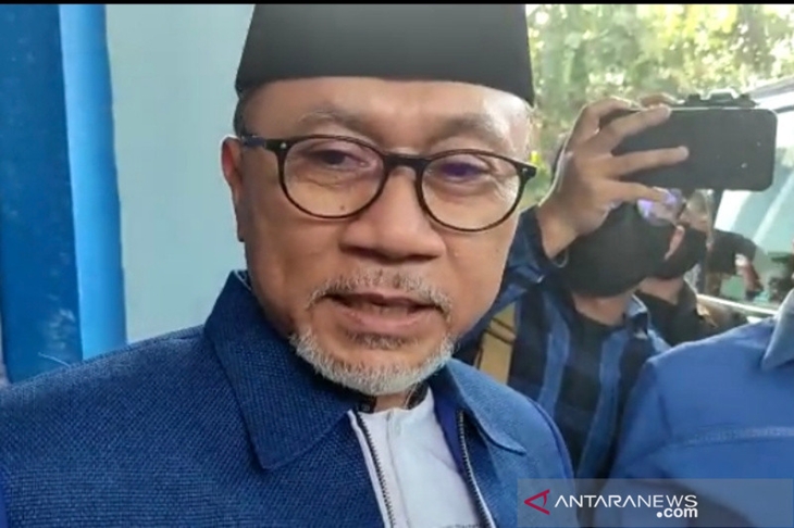 Ketua Umum Partai Amanat Nasional Zulkifli Hasan. (ANTARA/Wisnu Adhi)