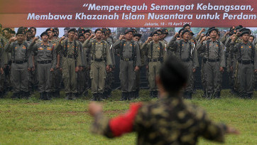 Haul Ke-83, Banser NU Gelar Apel Kebangsaan