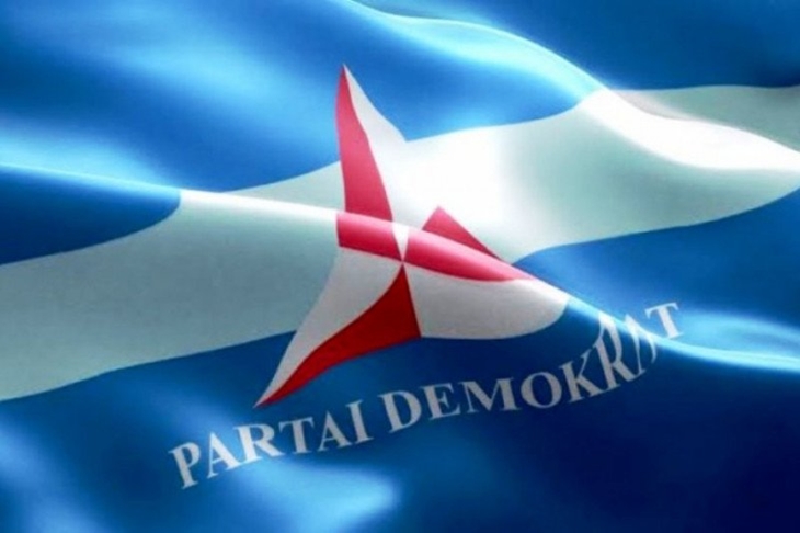 Ilustrasi - Bendera Partai Demokrat (ANTARA Jatim/Ist)