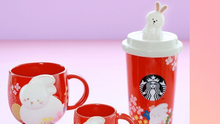 Starbucks Jepang Rilis Koleksi Lucu Sambut Tahun Kelinci 2023