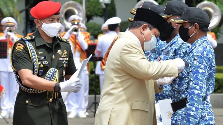 Hari Bela Negara, Prabowo Ingatkan Rakyat Perang Lawan Virus Corona