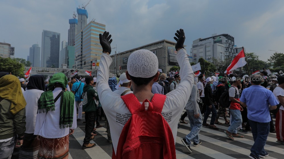 Massa 212 Gelar Doa untuk Petugas KPPS yang Gugur