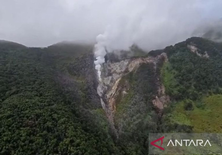 Kawah Wadon Gunung Gede Berasap, TNGGP Catat Tidak Aktivitas Erupsi 