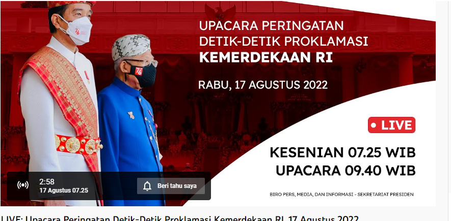 Yuk Saksikan Acara Kesenian sebelum Upacara Peringatan Detik-Detik Kemerdekaan RI
