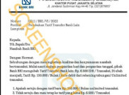 [HOAKS atau FAKTA]: Tarif Transfer Bank BRI Jadi Rp 150 Ribu