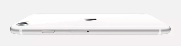 Tampak samping iPhone SE. (Foto: Apple) 