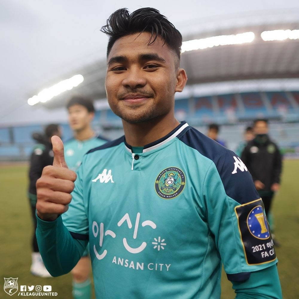 Asnawi Mangkualam. (Instagram/@kleagueunited).