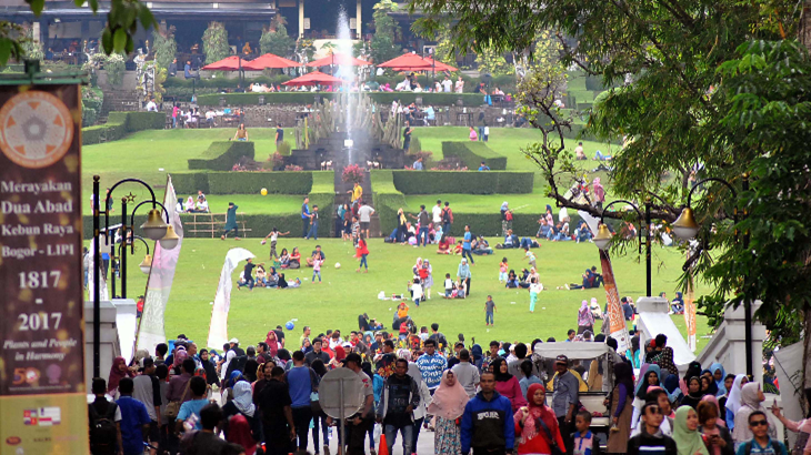Suasana Kebun Raya Bogor