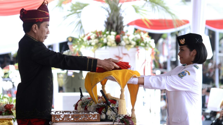 Curhat Fariza Putri Salsabila Usai Jadi Pembawa Baki Bendera Pusaka