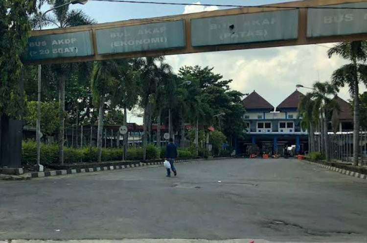 Jelang Larangan Mudik, Penjualan Tiket Bus di Terminal Yogyakarta Stabil
