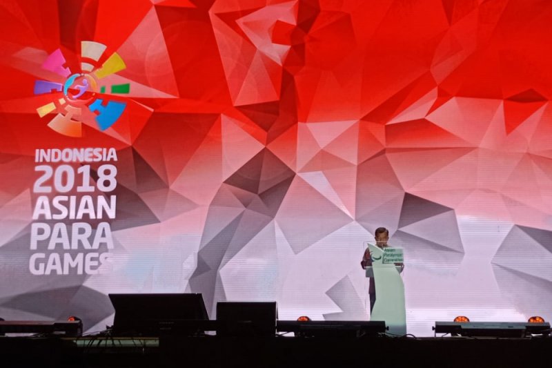 RI Peringkat 5, Wapres JK: Atlet Asian Para Games Pemenang Kemanusiaan