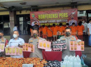 Polisi Sita 185 Kilogram Tembakau Sintesis
