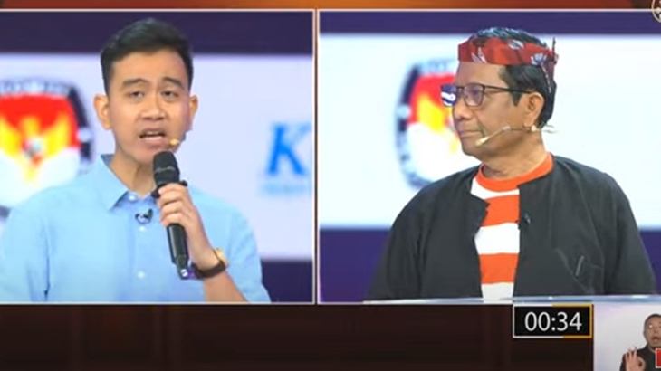 Gibran Kesal dengan Mahfud MD Tak Jawab Pertanyaan Soal Regulasi Carbon Capture dan Storage