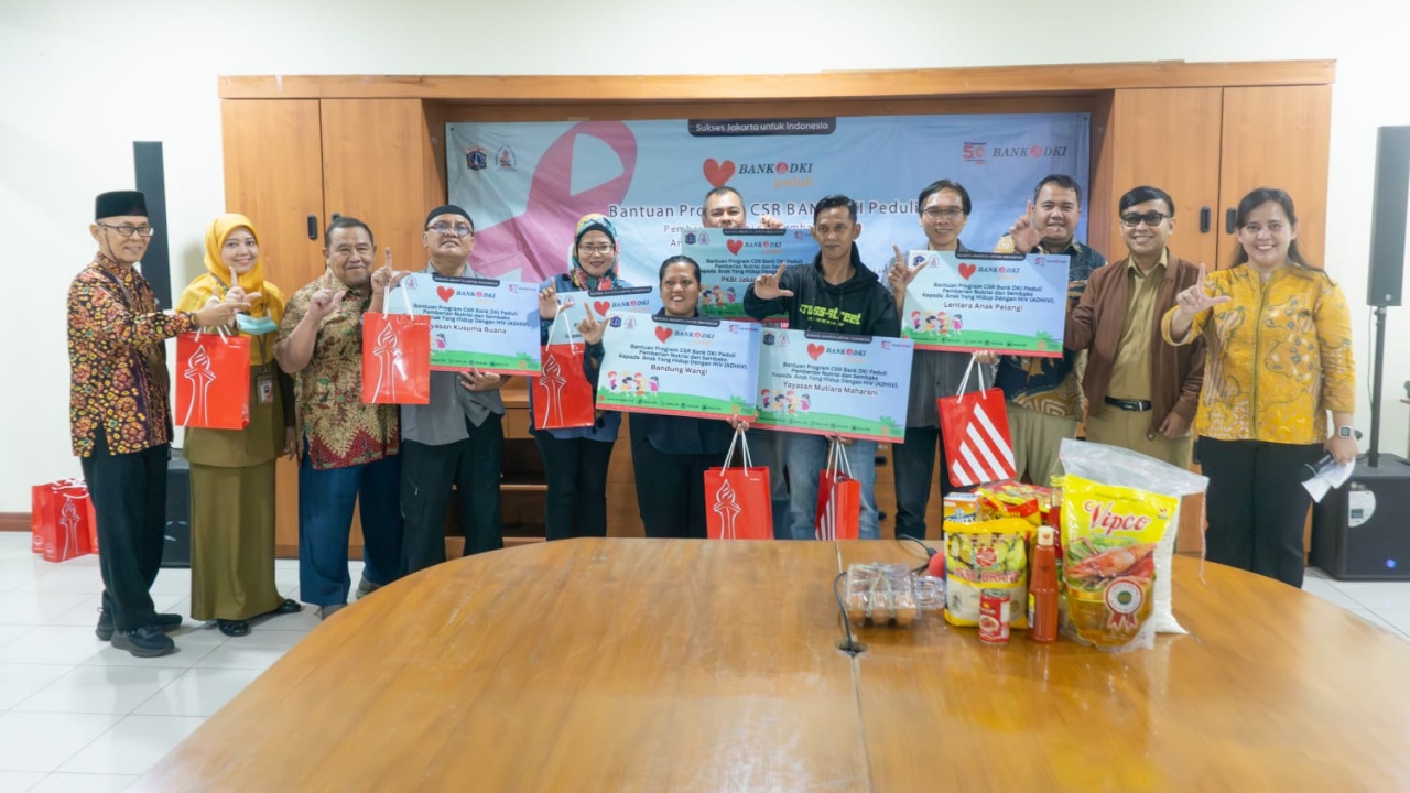 Bank DKI Berikan Bantuan ADHIV Melalui Komisi Penanggulangan AIDS DKI