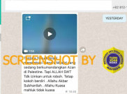 [Hoaks atau Fakta]: Tentara Israel Tembaki Menara Masjid di Palestina