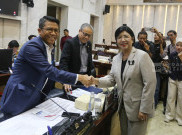 Destry Damayanti Jalani Fit and Proper Test Calon Gubernur BI di Komisi XI DPR