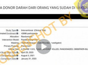 [HOAKS atau FAKTA]: Donor Darah dari Orang Divaksin COVID-19 Berbahaya