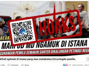 [HOAKS atau FAKTA]: Mahfud MD Mengamuk di Istana Negara