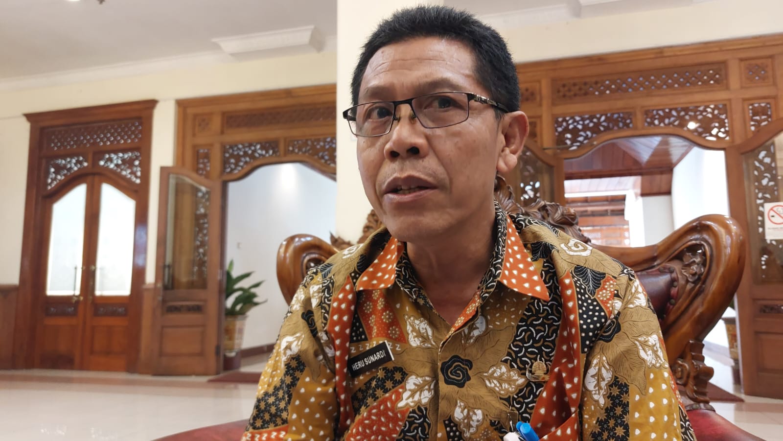 Kepala Dinas Perdagangan (Disdag) Solo, Heru Sunardi. (MP/Ismail)