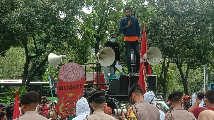 Massa KRMP Minta Anies Cabut Pergub 207/2016