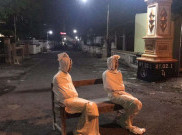 Viral Pocong Jaga Kampung Saat Pandemi COVID-19, Ternyata Lokasinya di Sukoharjo