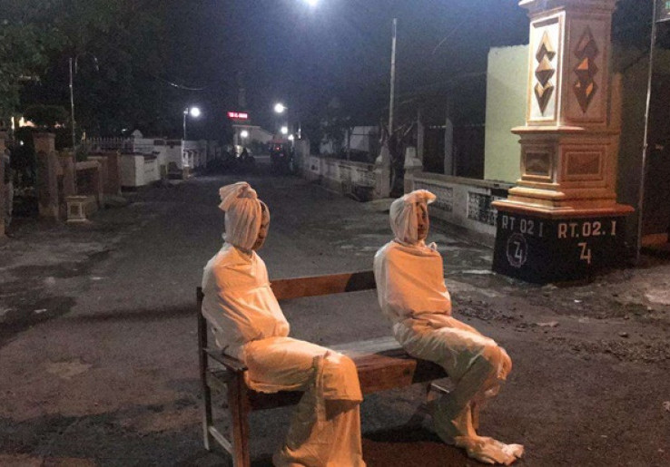 Viral Pocong Jaga Kampung Saat Pandemi COVID-19, Ternyata Lokasinya di Sukoharjo