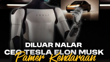 CEO Tesla, Elon Musk Sukses Kenalkan Kendaraan Masa Depan Robotaxi dan Robovan