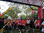Ribuan Peserta dari Berbagai Komunitas Anak Muda Meriahkan Soekarno Run di GBK