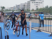 Berjuang hingga Finis, Zahra Bawa Pulang Perunggu Duathlon Putri