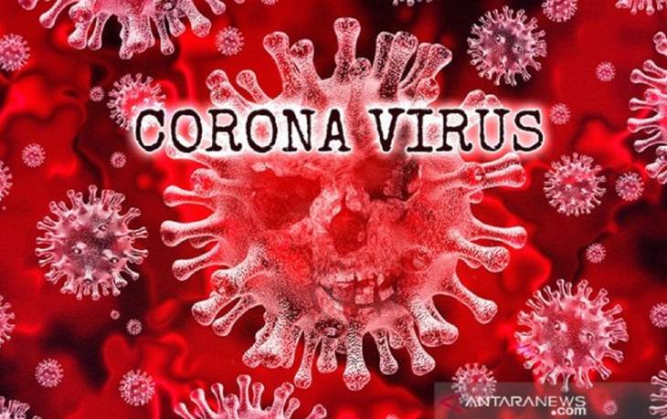 Ilustrasi virus corona jenis Covid-19