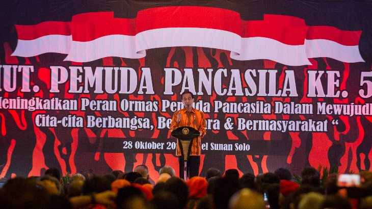 Presiden Jokowi Tutup MPP Pemuda Pancasila di Solo