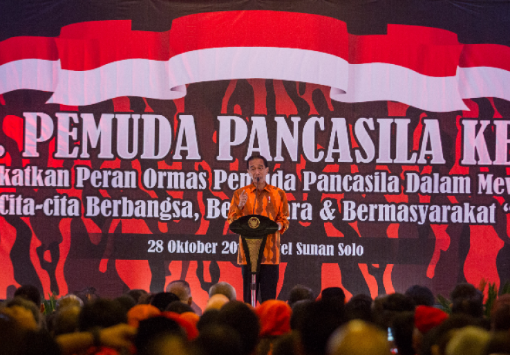 Presiden Jokowi Tutup MPP Pemuda Pancasila di Solo 