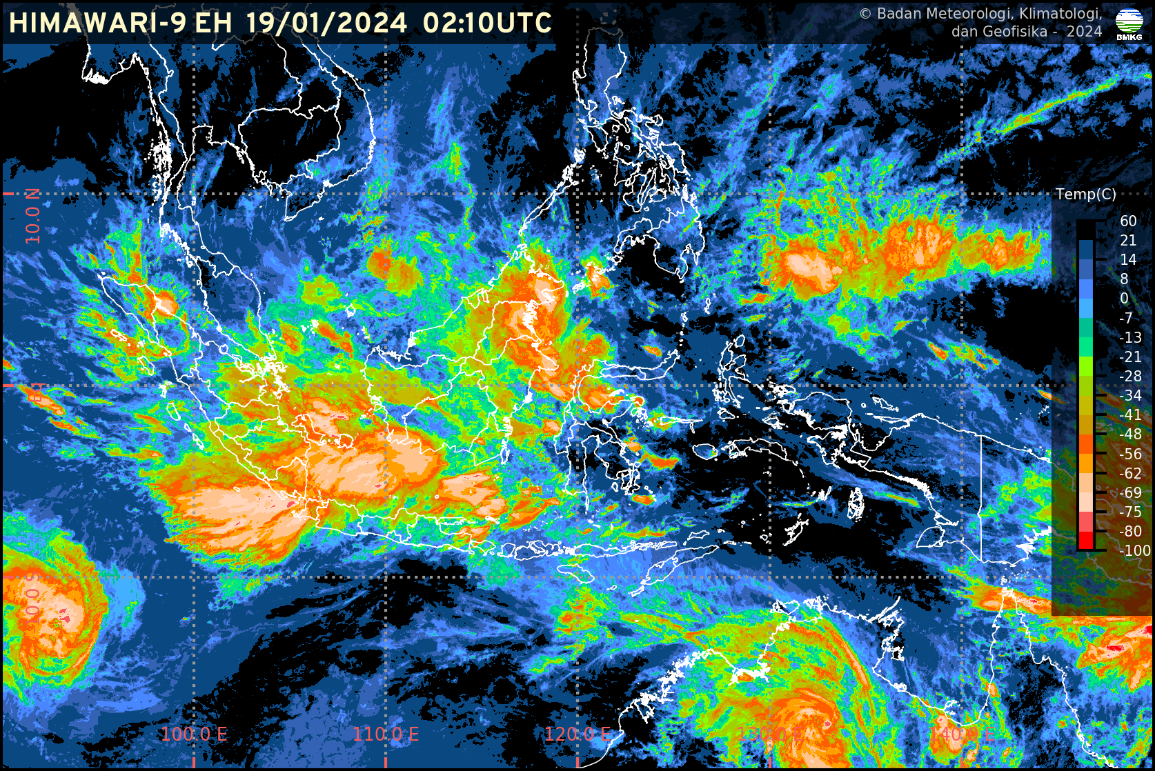 Cuaca di wilayah Banten berpotensi hujan dengan intensitas ringan dan sedang