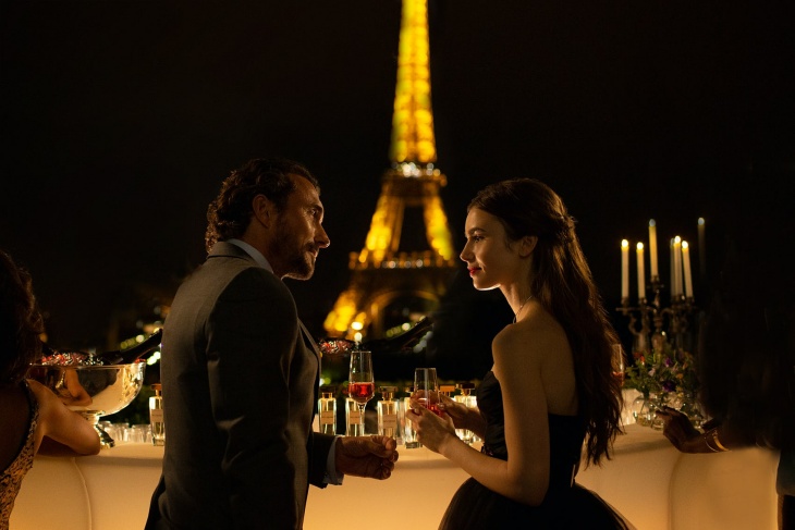Emily in Paris diperankan oleh Lily Collins. (Foto Netflix) 