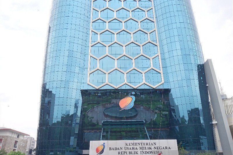 Kantor Kementerian BUMN.  (Foto: Antara)