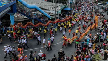 Kemeriahan Kirab Budaya dan Ruwat Bumi di Kota Tangerang