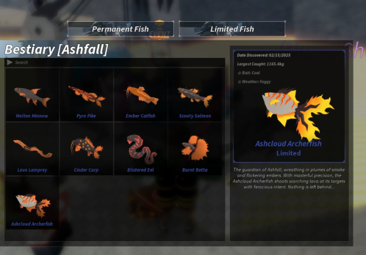 Event Ashfall Roblox Fisch: Tips dan Cara Mendapatkan Ikan Eksklusif