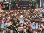 Melihat Instalasi Ribuan Tengkorak dan Kuburan Korban Pelanggaran HAM di Peringatan 26 Tahun Reformasi